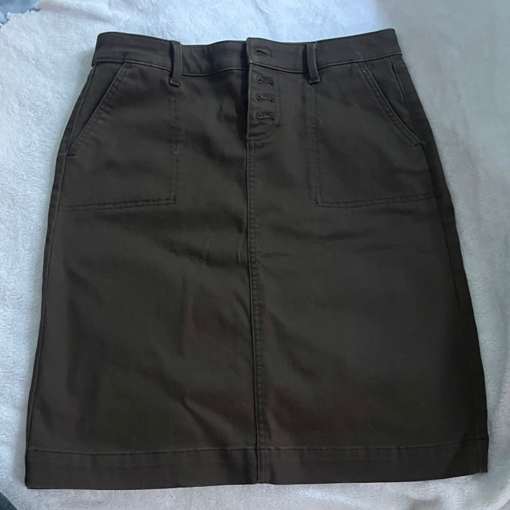 Talbots Dark green Pencil Skirt size 4